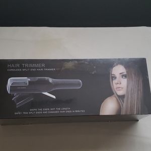 Cordless split end hair trimmer